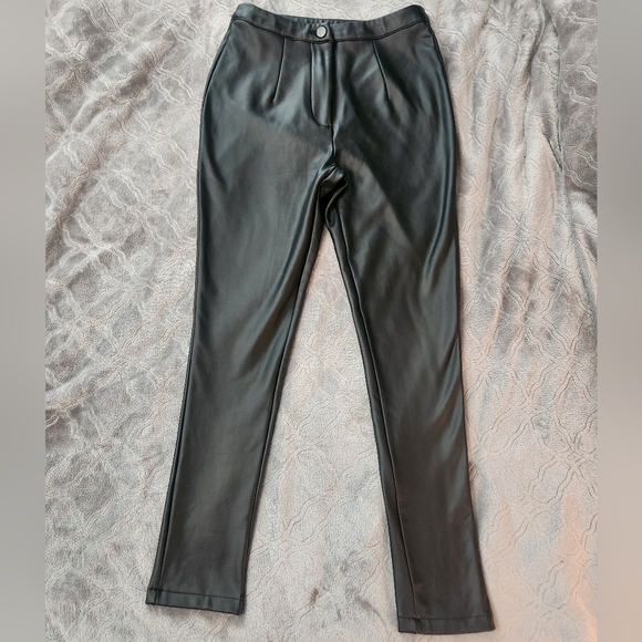 Fashion Nova Pants - Fashion Nova Black Faux Leather Pants